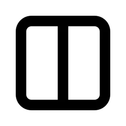 Layout Columns Line Icon