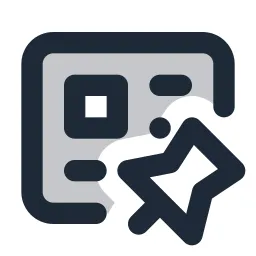 Article Pin Duotone Icon