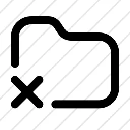 Folder Delete Icon