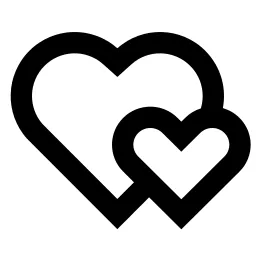 Hearts Line Icon
