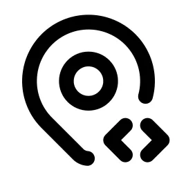 Map Pin Code Line Icon
