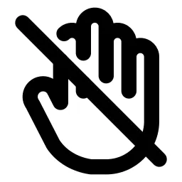 Hand Off Line Icon