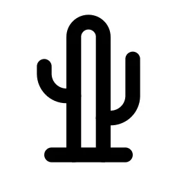 Cactus Line Icon