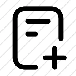 Page Text Add Icon