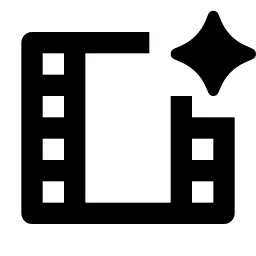 Film Ai Line Icon