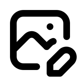 Photo Edit Line Icon