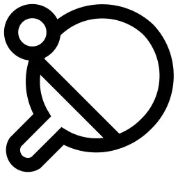 Table Tennis Ping Pong  Icon
