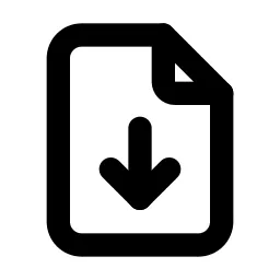 File Download Line Icon