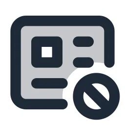 Article Restricted Duotone Icon
