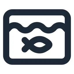 Aquarium Line Icon