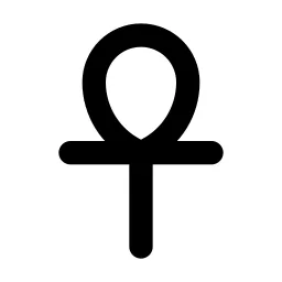 Ankh Line Icon