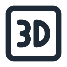 3d Box Line Icon