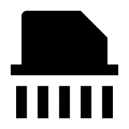 File Shred Fill Icon