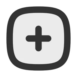Plus Square Duotone Icon