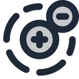 Atom 3 Duotone Icon