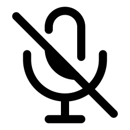 Microphone Mute Icon