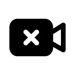 Video Close Fill Icon