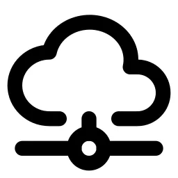Cloud Network Line Icon
