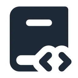 Book Code Solid Icon