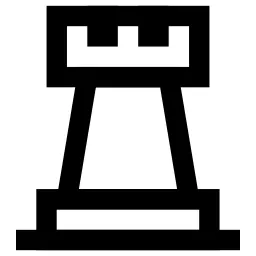 Chess Piece Tower Icon