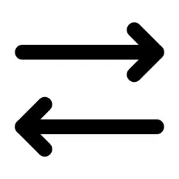 Arrows Right Left Line Icon