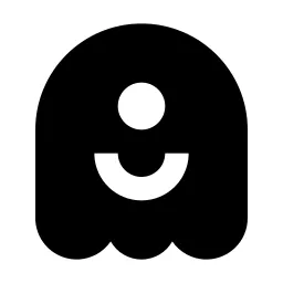 Ghost Smile Fill Icon
