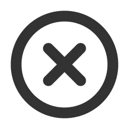 X Circle Icon