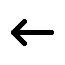 Arrow Narrow Left Line Icon