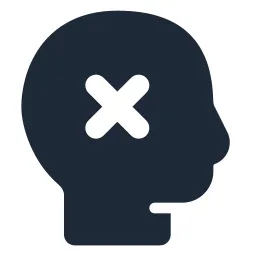 Head Close Solid Icon