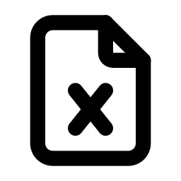 File Excel Line Icon