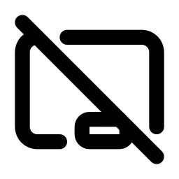 Chalkboard Off Line Icon