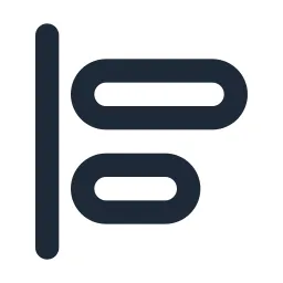 Align Left Line Icon