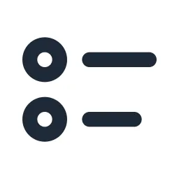 Layout Bulletlist 2 Line Icon