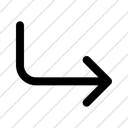 Arrow Corner Down Right Icon