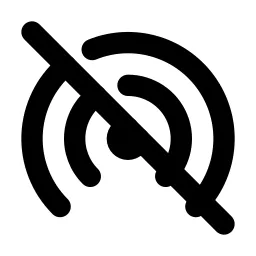Broadcast Off Line Icon