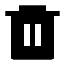Delete Bin 6 Fill Icon