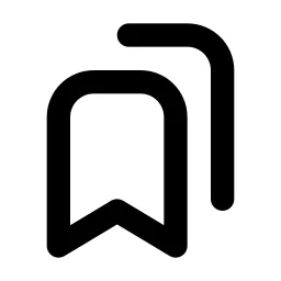 Bookmarks Line Icon