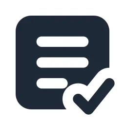 Textbox Check Solid Icon