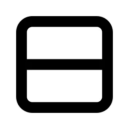 Layout Rows Line Icon