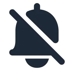 Bell Off Solid Icon