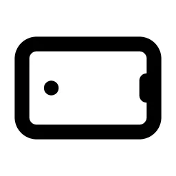 Device Mobile Rotated Line Icon