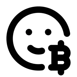 Mood Bitcoin Line Icon