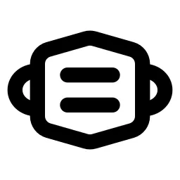 Face Mask Line Icon