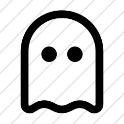Ghost Hidden Unknown Horror Icon