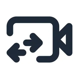 Video Change Line Icon