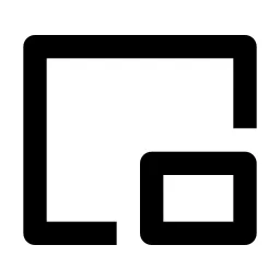 Picture In Picture Line Icon