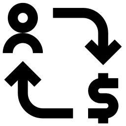 Dollar Transfer Account Icon