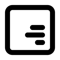 Align Box Right Bottom Line Icon
