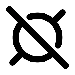Currency Off Line Icon