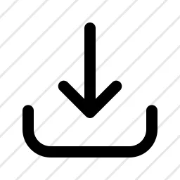 Arrow Inbox Download File Down Save Icon
